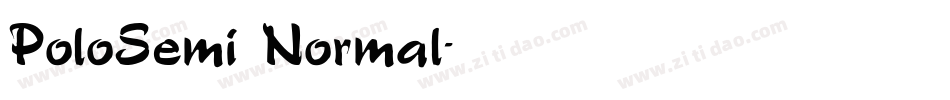 PoloSemi Normal字体转换